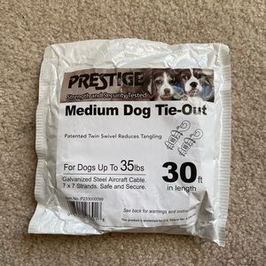 Dog tie out 30ft cable (35lbs)